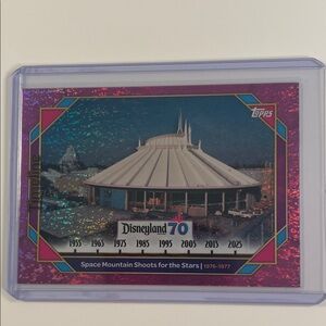Topps Space Mountain Shoots for the Stars 1976-1977 Holographic Card